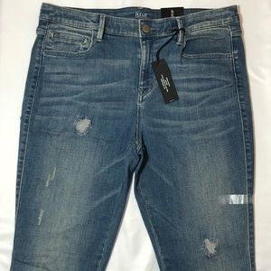 Ana A New Approach Denim Ripped Skinny Jean Sz 14